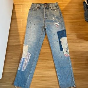 BDG patchwork denim